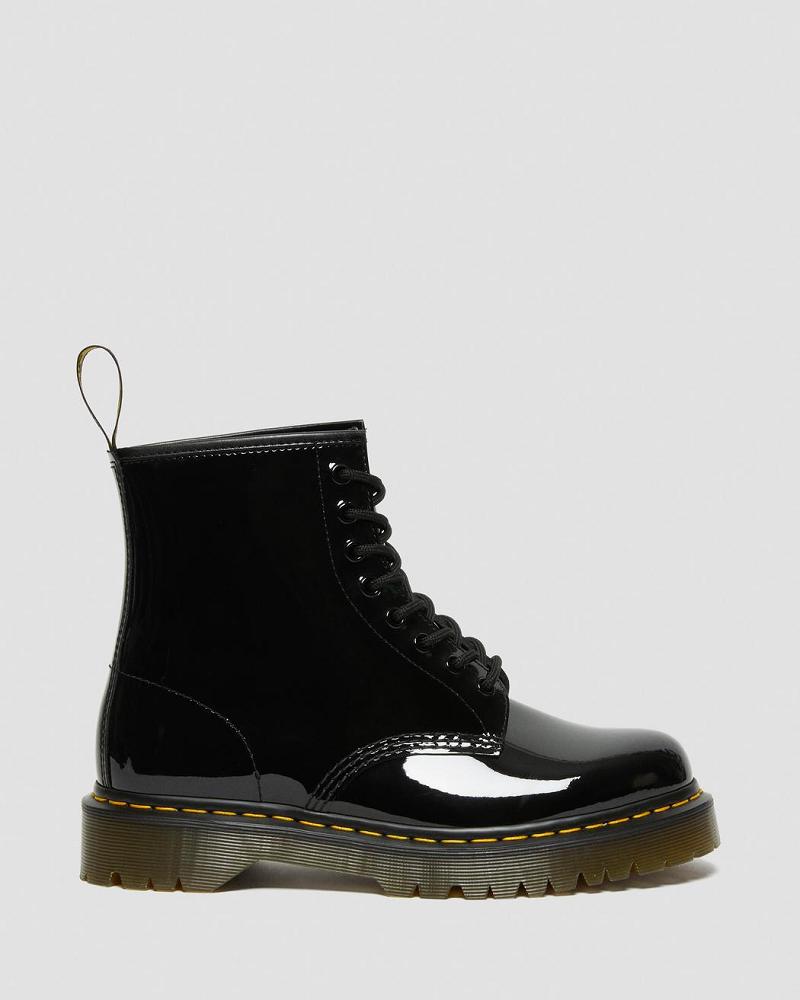 Dr Martens 1460 Bex Lak Leren Veterlaarzen Heren Zwart | NL 305ZUT